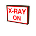 X-Ray On Indoor LED Backlit Sign Red on White, 120 Volt, 8x11