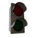 Traffic Control Red and Green Stop & Go Lights 12-24 VDC, 7x14