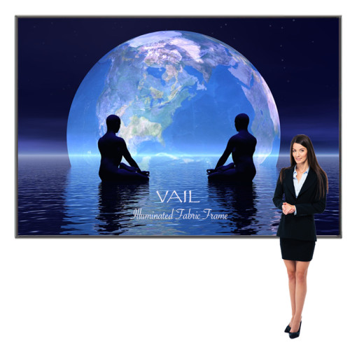 Portable Light Box Display with Backlit Graphics 10ft x 7ft Vail 120DB 