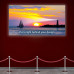 SEG Fabric Lightbox with Single Sided Graphic 4ft Wide x 2ft Tall