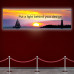 SEG Fabric Lightbox with Single Sided Graphic 7ft Wide x 2ft Tall 