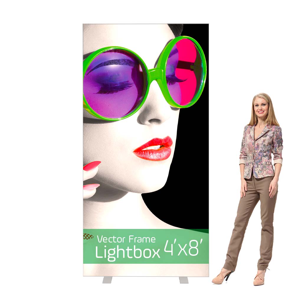 Vector Light Box Banner Display 04, 4ft x 8ft 