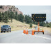 Arrow Traffic Sign Trailer with Swivel Head, 15 Flashing Lights 