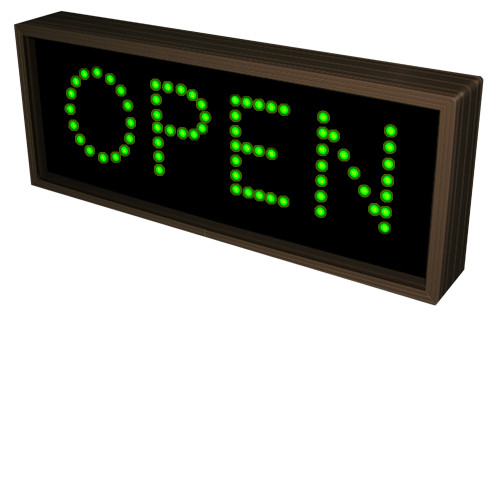 Outdoor OPEN Sign Directional Systems 120-277 VAC, 7x18 