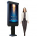 Outdoor Kiosk 55 inch LCD Display with Built In Digital Media Player
