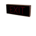 EXIT Sign with Bright Red Lights 120-277 VAC, 10x26 