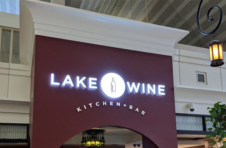 Luxe Lighted Sign Letters, Lakewine